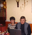 Я и Виталий Мишин в кафе Москва